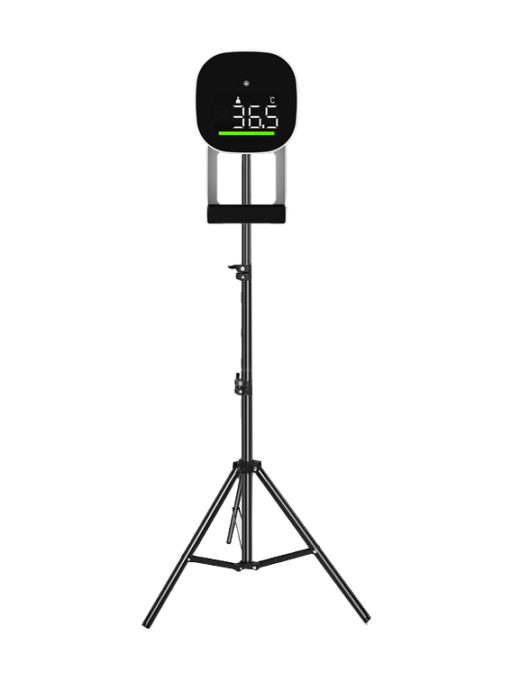 非接触式自動体温測定ディスペンサー スタンドセット BS-Q9-SS 