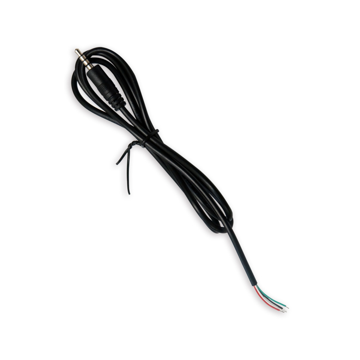 3.5mm 4極プラグ 交換・修理用 先バラケーブル（終端未処理） 28AWG TRRS OMTP配線・CTIA結線対応 BS-DCCPT-AUX-354p-1m