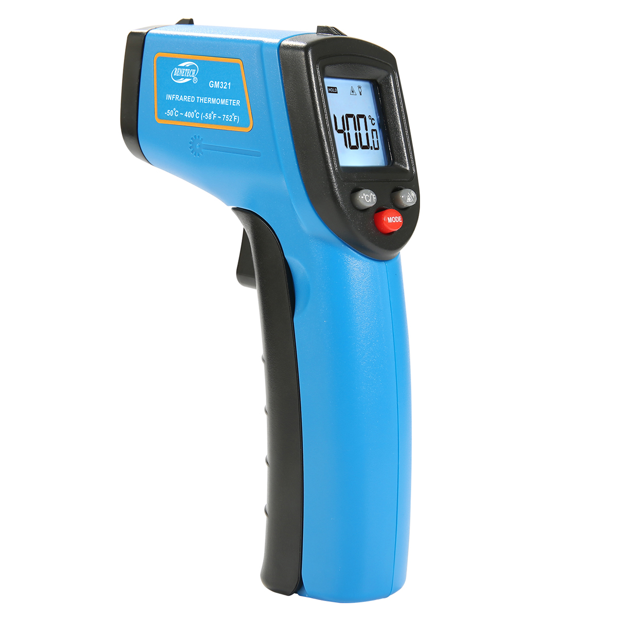 放射温度計 ガンタイプ -50 ～ +400℃　レーザーマーカー付き BS-GM321