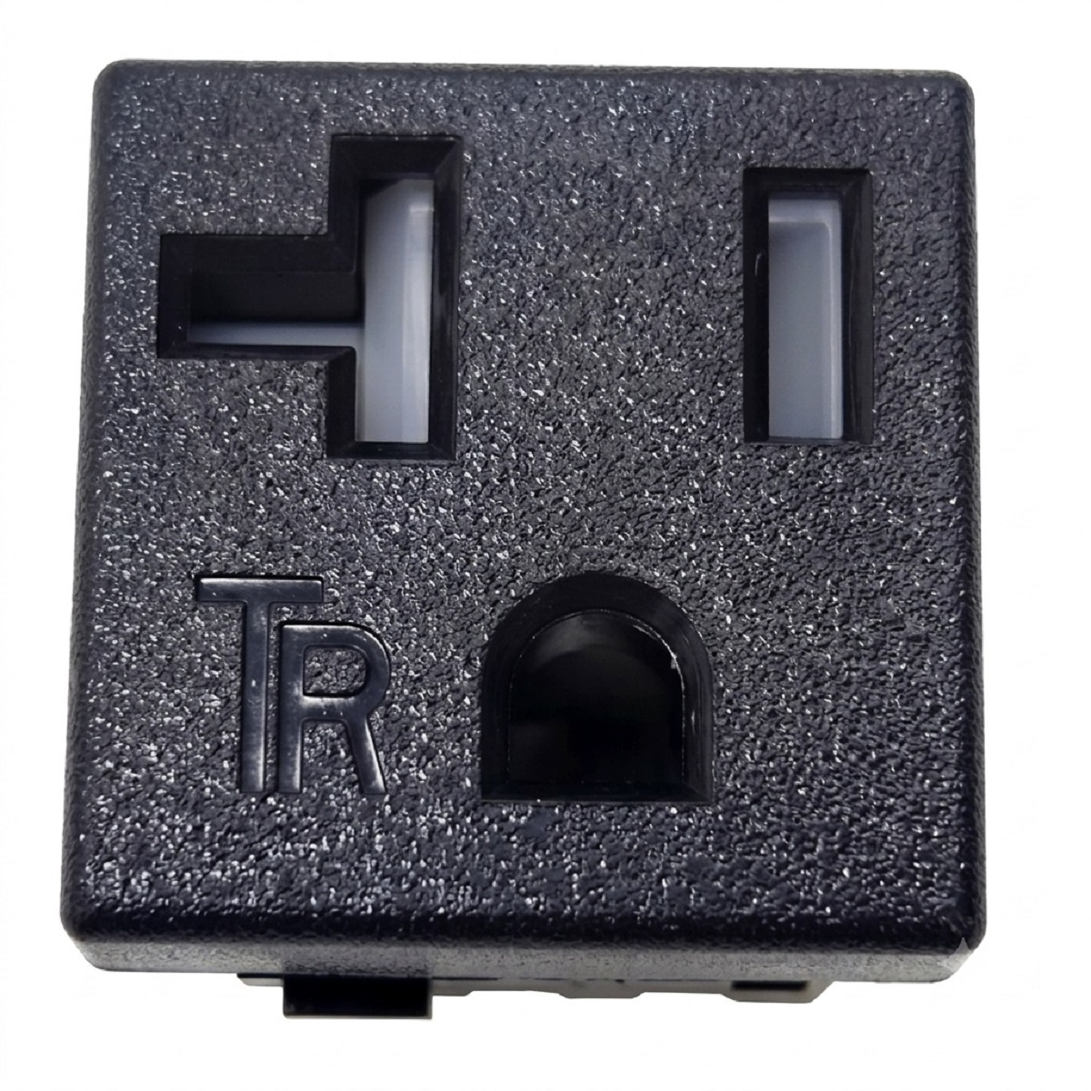 パネルマウントAC電源コンセント（TR機能有・T字・接地2P 20A/125V）圧接方式 BS-ST-2012B-BU