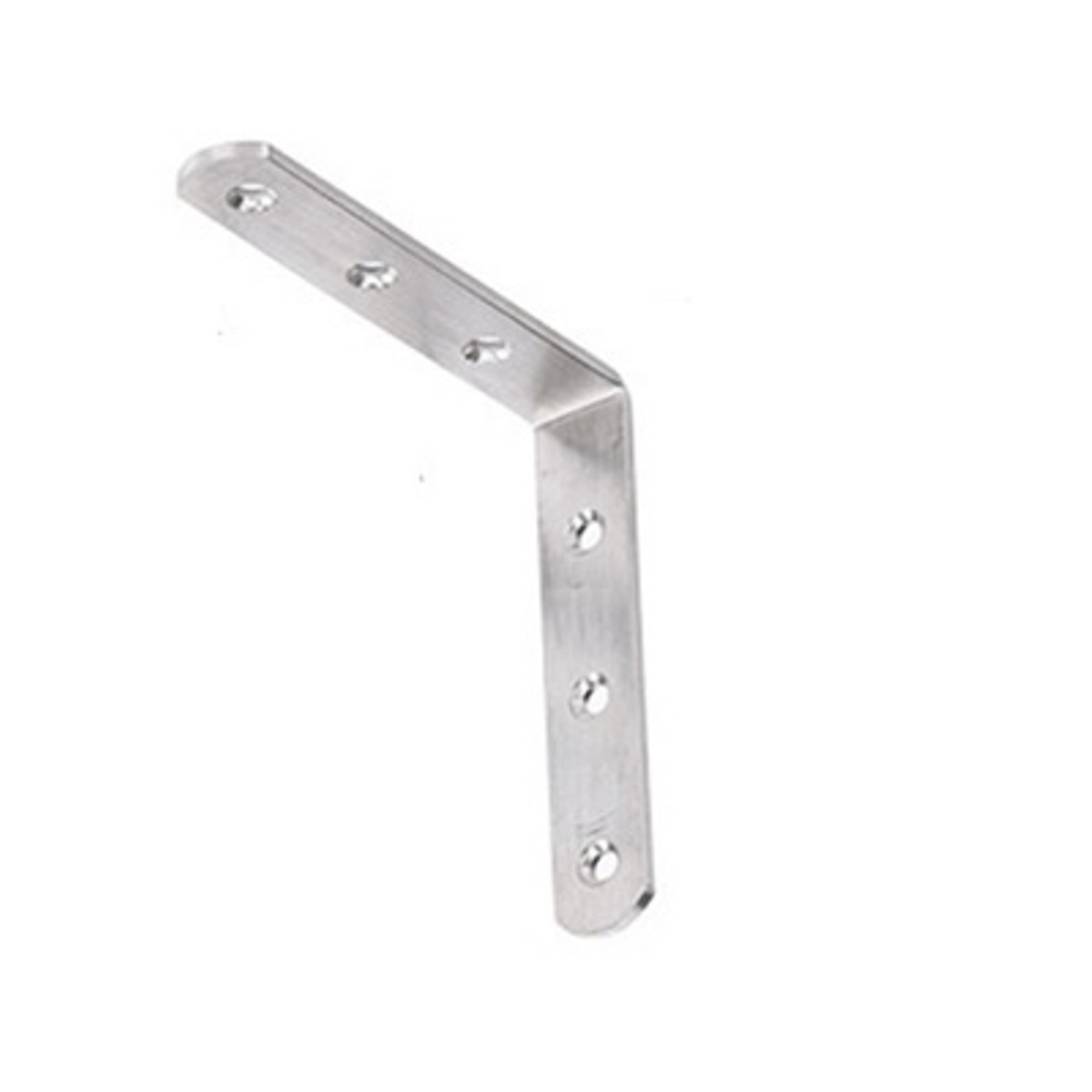 ＢＳ－ＳＳＣＰ２０１－Ｌ８０１９　Ｌ字（直角）２０１ステンレスジョイント金具８０Ｘ８０Ｘ１９ｍｍ６穴【銀】