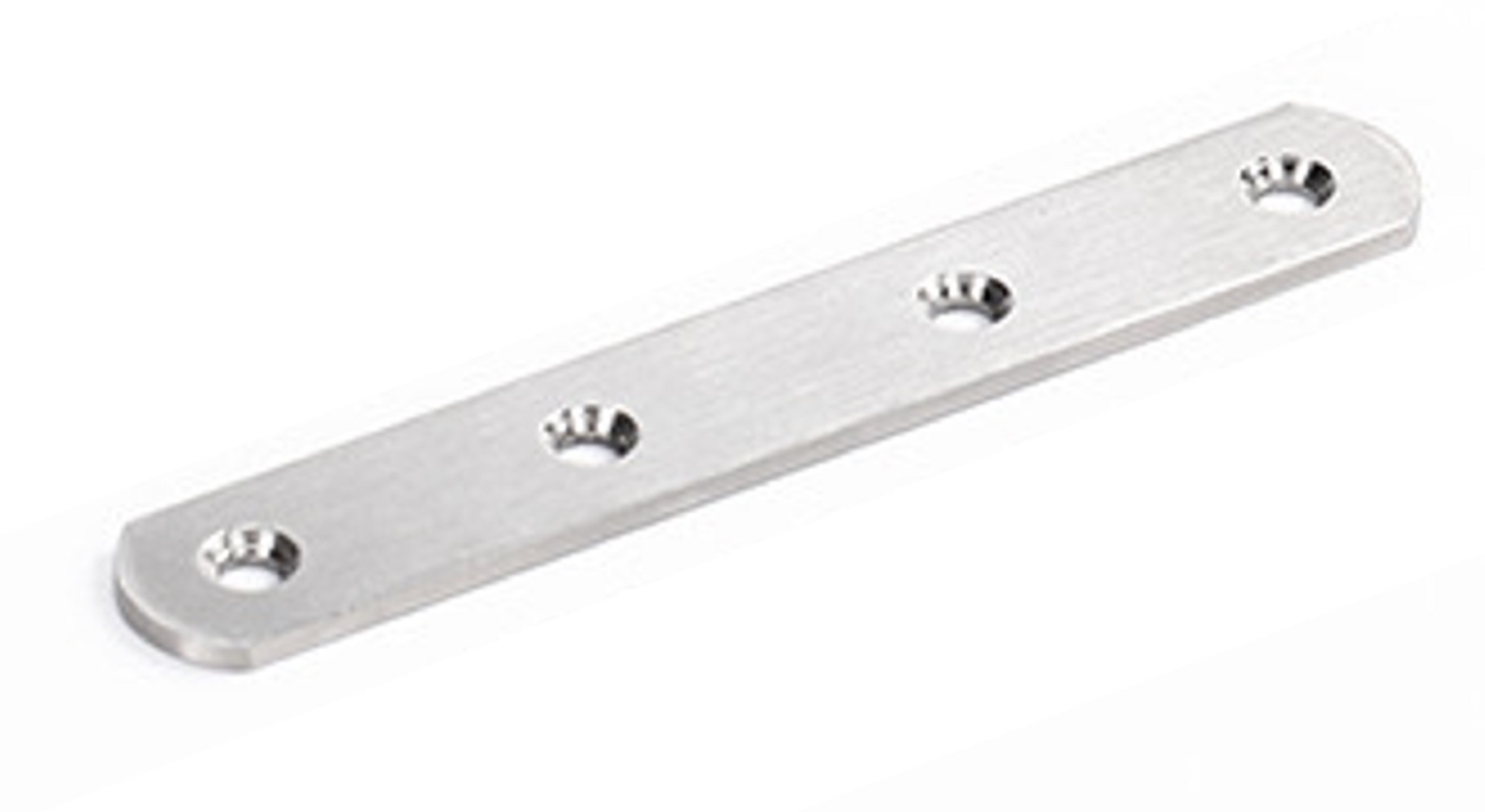 ＢＳ－ＳＳＣＰ２０１－Ｉ１２５１９　Ｉ字（フラット）２０１ステンレスジョイント金具１２５Ｘ１９ｍｍ４穴【銀】
