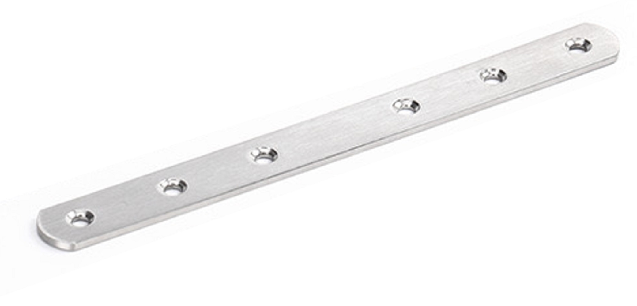 ＢＳ－ＳＳＣＰ２０１－Ｉ１５６１９　Ｉ字（フラット）２０１ステンレスジョイント金具１５６Ｘ１９ｍｍ６穴【銀】