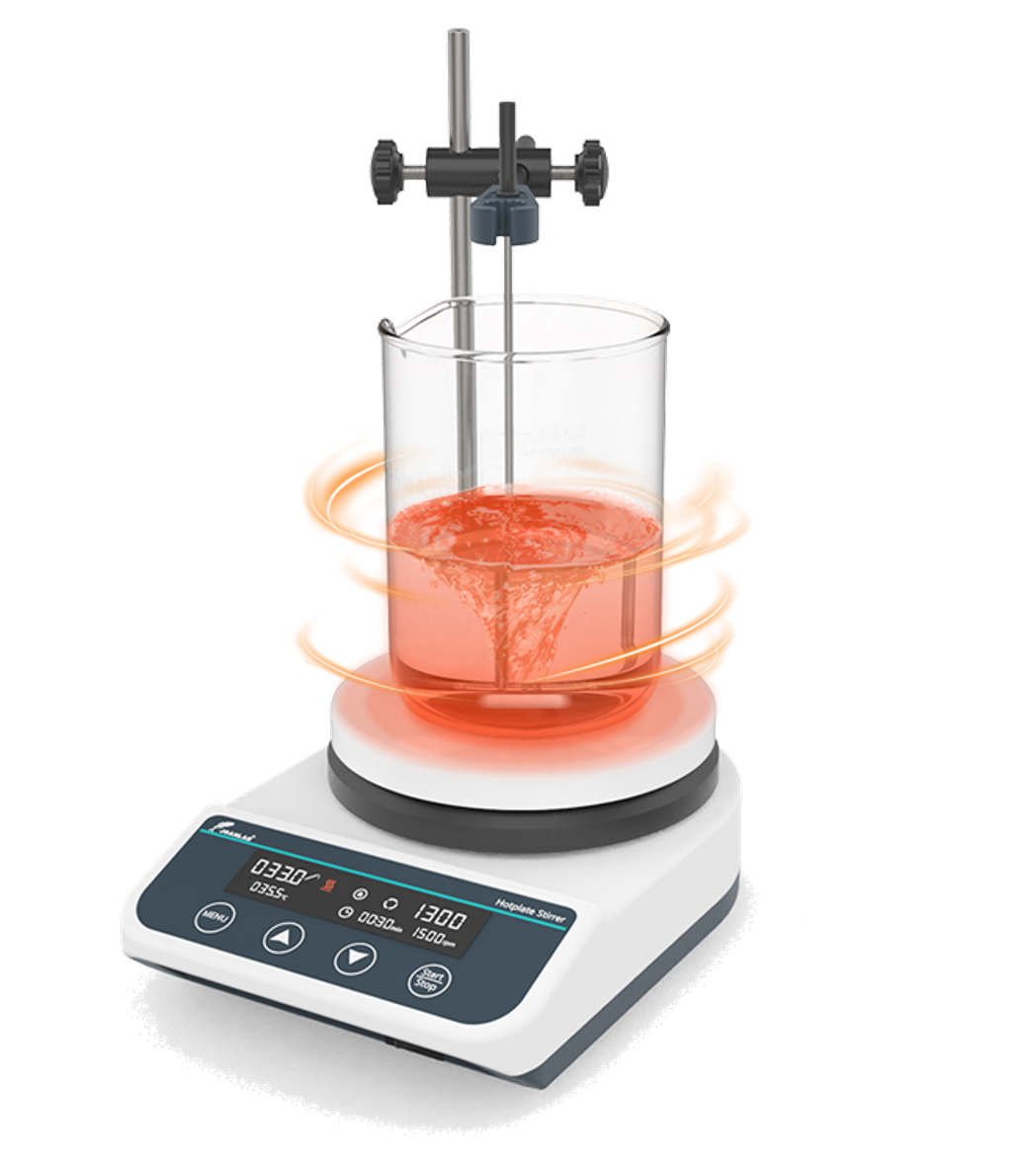 BSホットスターラー 2L対応 50～1500rpm 310℃ 温度センサースタンド付き	BS-HS-5Pro
