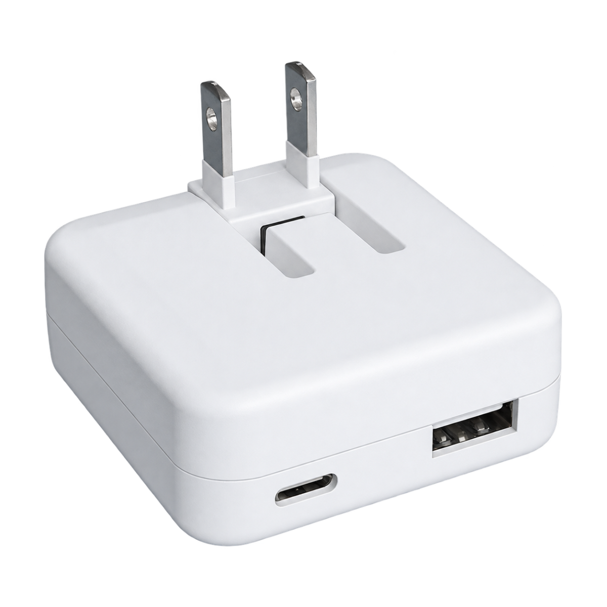 Type-A + Type-C 薄型USB充電アダプター（PD20W・QC3.0対応） BS-JAC2407