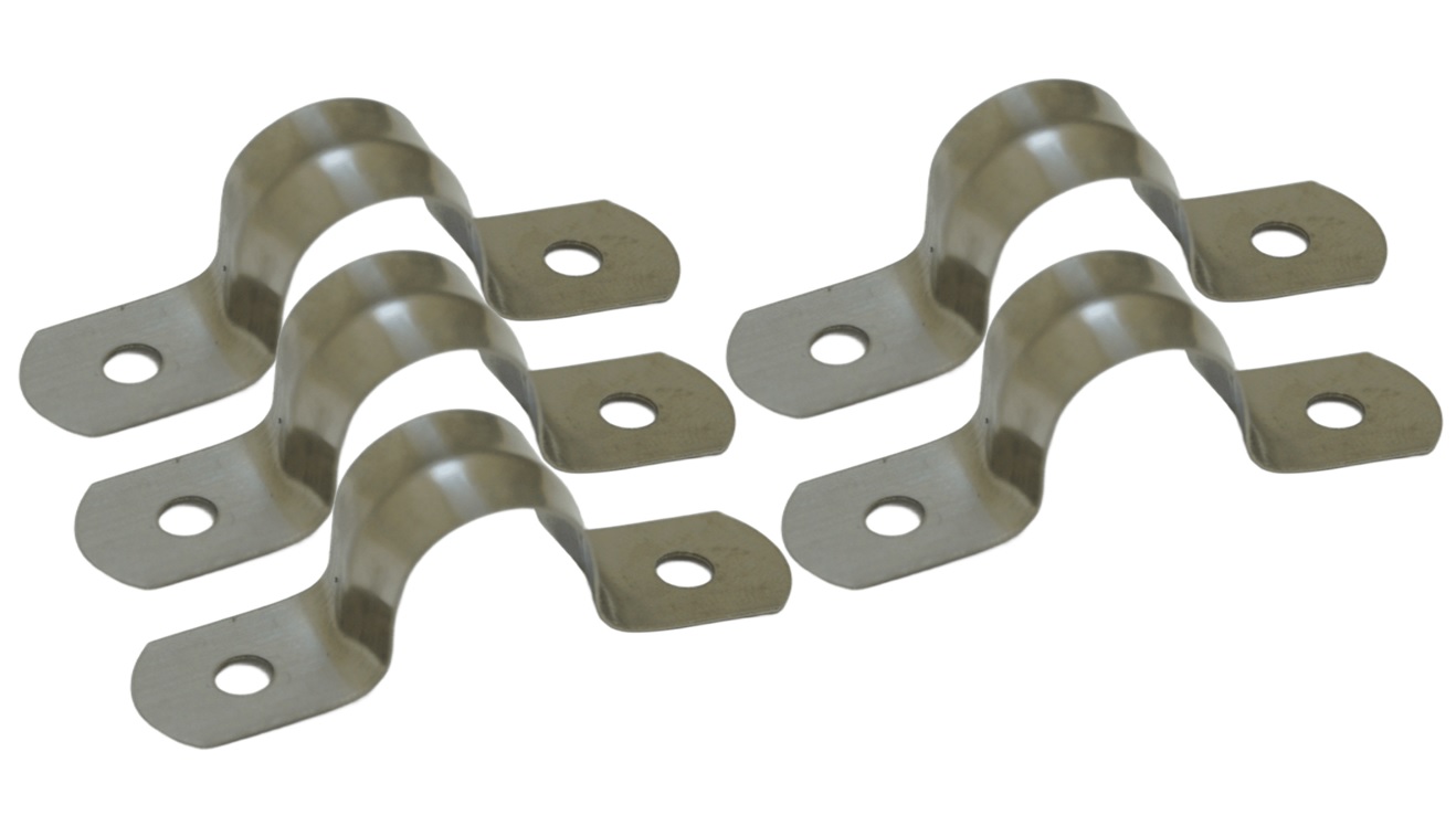 BS-XIN304SS-USSB2-5S　304ステンレス 配管サドルバンド 固定金具 内径14mm対応 5個セット