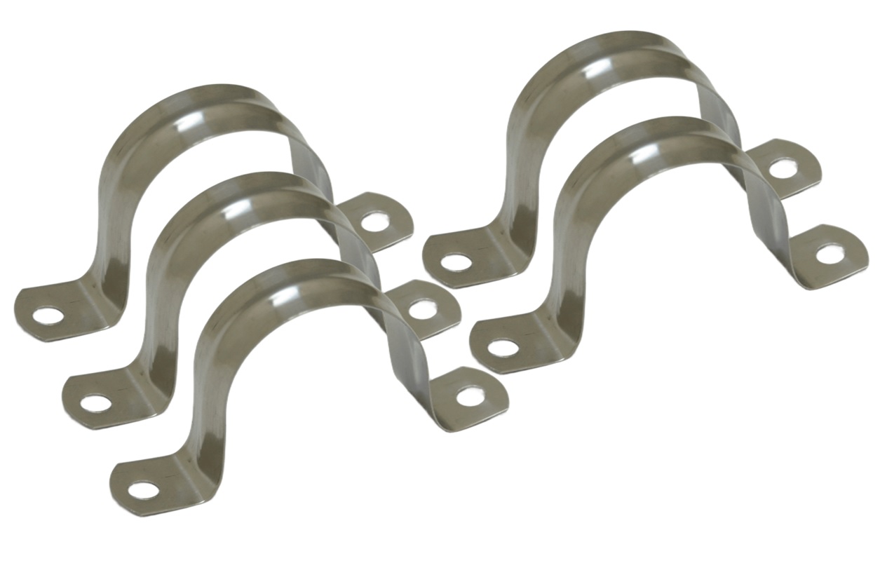 BS-XIN304SS-USSB3-5S　304ステンレス 配管サドルバンド 固定金具 内径20mm対応 5個セット