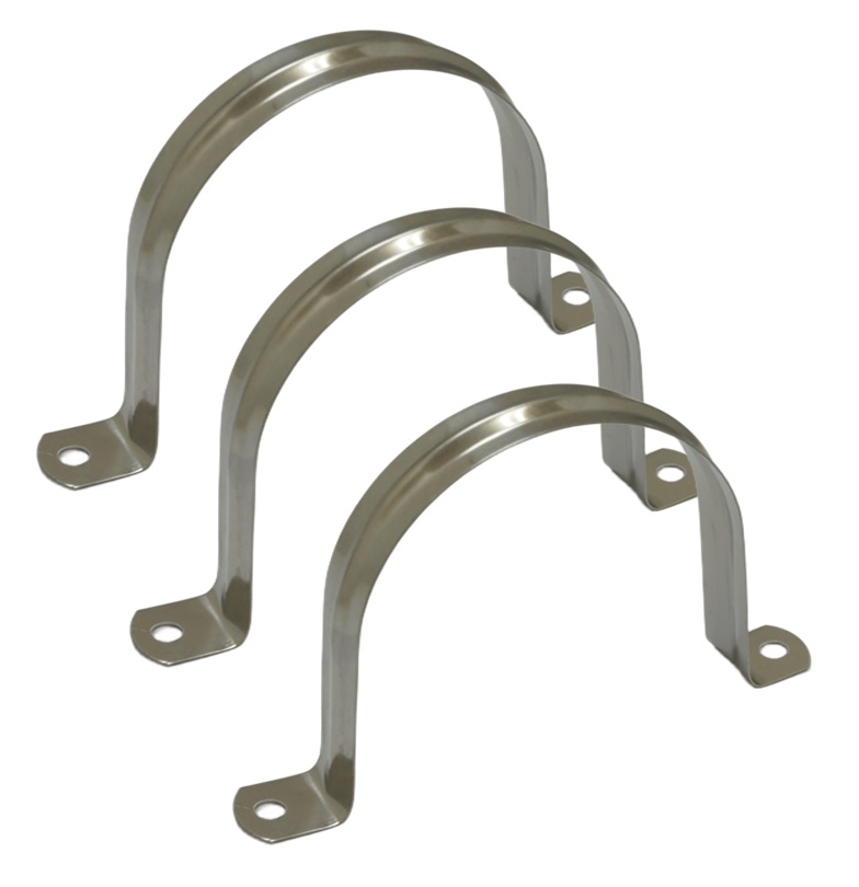 BS-XIN304SS-USSB9-3S　304ステンレス 配管サドルバンド 固定金具 内径100mm対応 3個セット