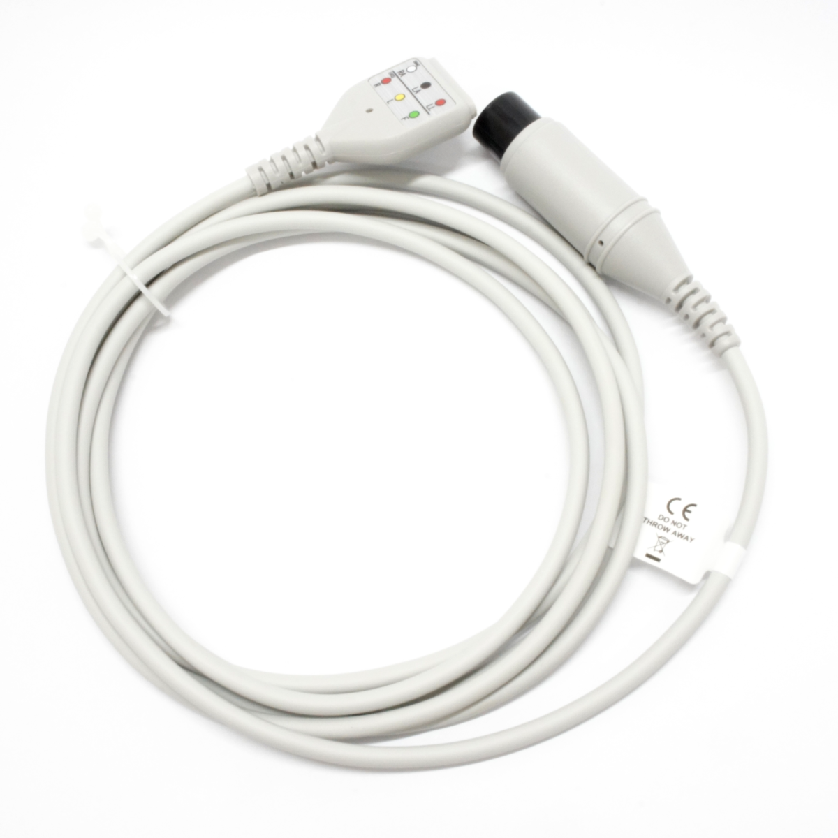 BS ECG中継ケーブル　DIN 42802－AAMI丸形6ピン　1個入