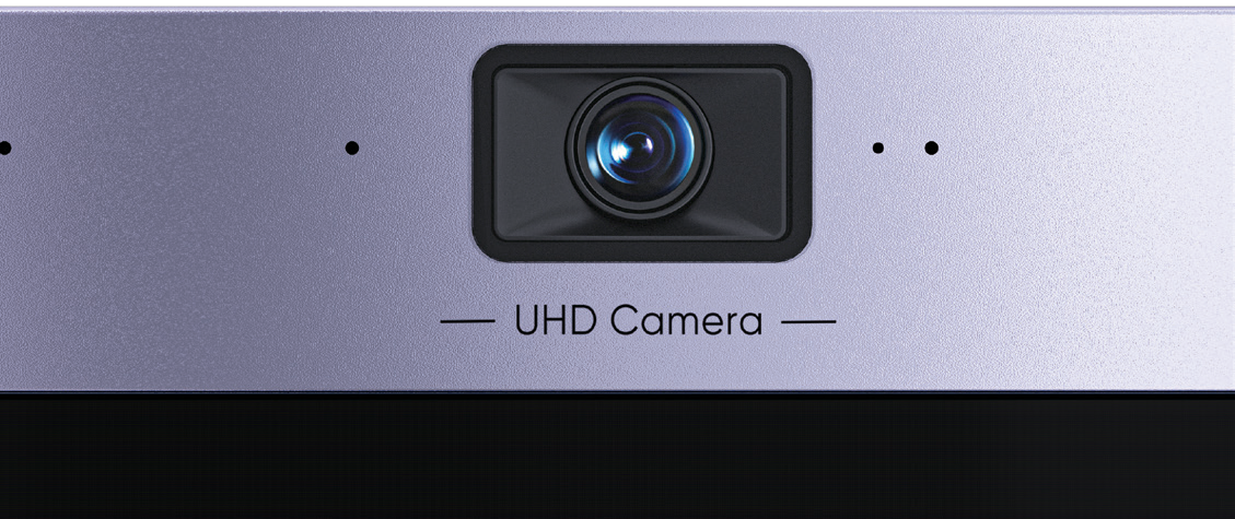 BS-G5FXXUE/E2O電子黒板の本体上部にあるUHDカメラ部分の拡大画像