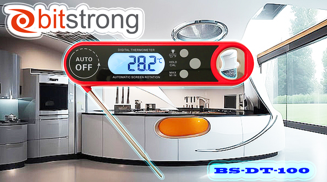 クッキング温度計 ABS樹脂 防水（IP67防水設計）BS-DT-100