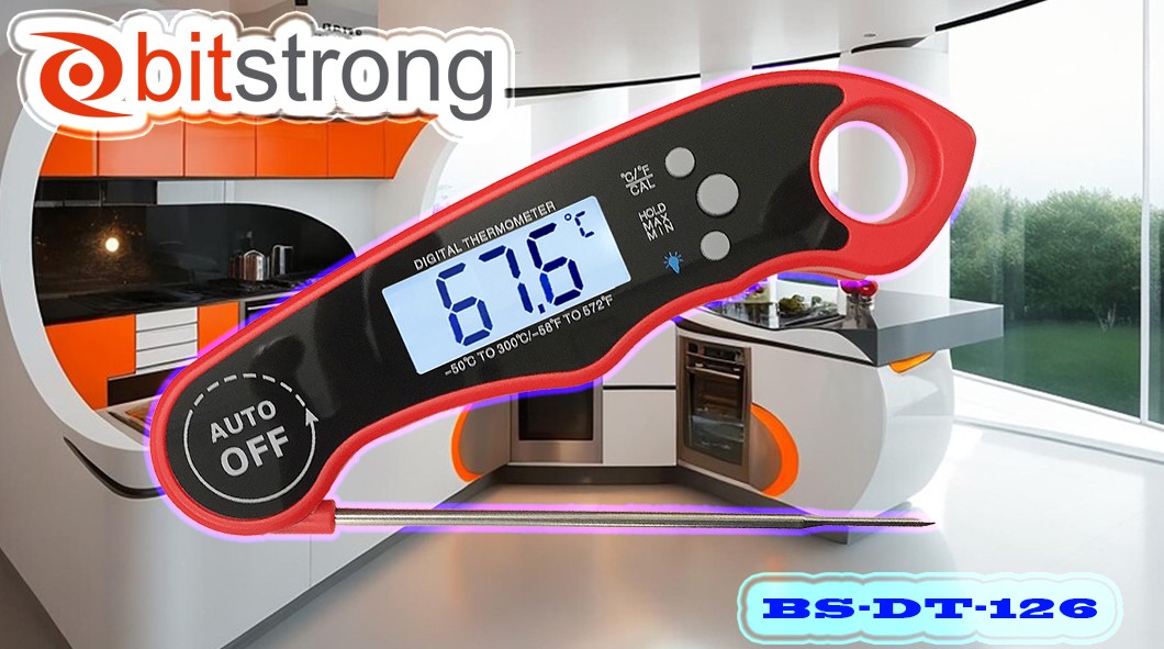 クッキング温度計 ABS樹脂 防水（IP67防水設計）BS-DT-126