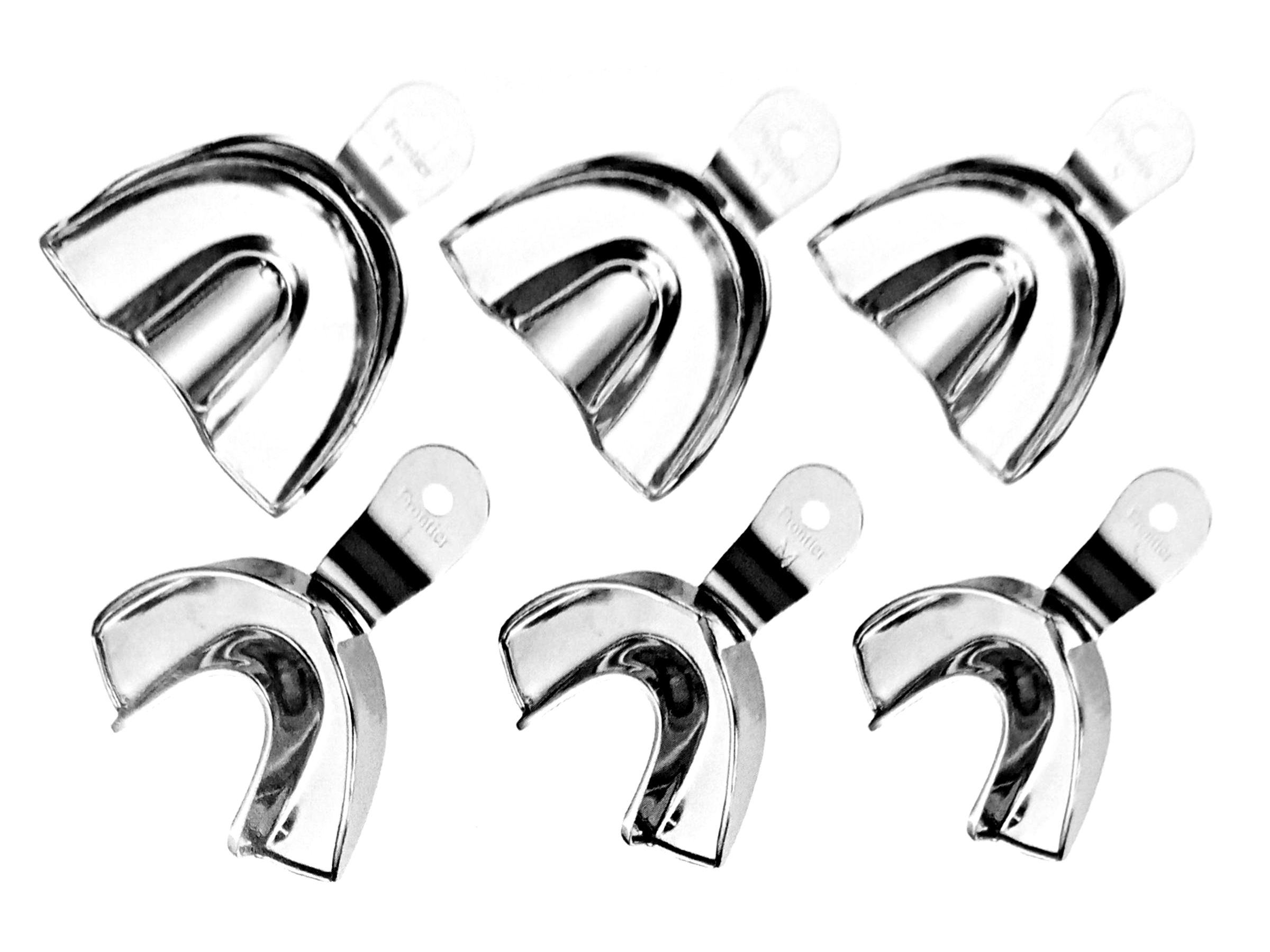 有歯顎大人用トレー（無孔） FD-02-LU/FD-02-LL/FD-02-MU/FD-02-ML/FD-02-SU/FD-02-SL/FD-10-U/FD-10-L